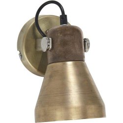 PR HOME - Ashby Vglampe, Guld, 20cm.