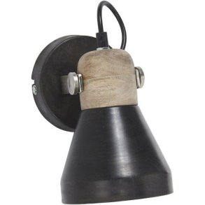 PR HOME - Ashby Vglampe, Oile Brun, 20cm.