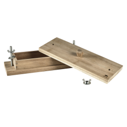 HOLM - Rulleplsepresse 34,9x13x10,8cm. Akacietr