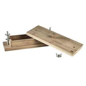 HOLM - Rulleplsepresse 34,9x13x10,8cm. Akacietr