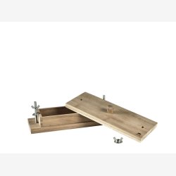 HOLM - Rulleplsepresse 34,9x13x10,8cm. Akacietr