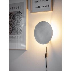 PR HOME - Fullmoon Vglampe, Slv, 25cm.