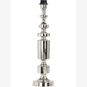 PR HOME - Art Deco lampesokkel Chrome 59cm