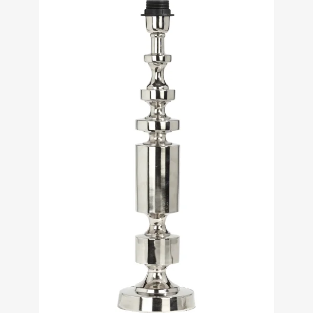 PR HOME - Art Deco lampesokkel Chrome 59cm
