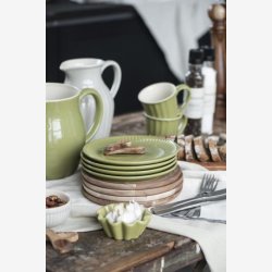 Ib Laursen - Frokosttallerken Mynte Herbal Grn H2/19,5cm. 2 sortering