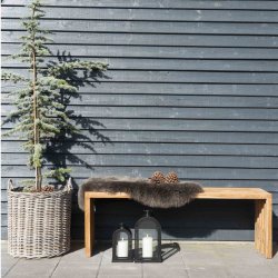 House Nordic - Benidorm bnk teaktr, 140x35x48 cm