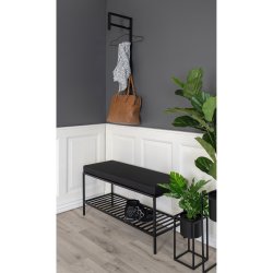 House Nordic - Vita bnk, sort 100x36x48,5 cm