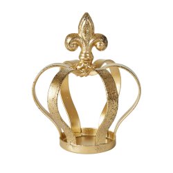 Speedtsberg - Krone dekoration 9x12cm, Guld