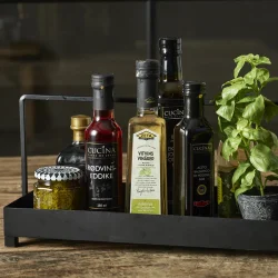 Speedtsberg - Dekorations m/hank i metal 42x20x19cm, Sort