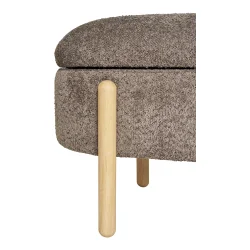 House Nordic - Branca Bnk med opbevaring, brun/natur