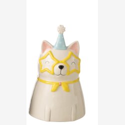 J-Line - Vase i katteform Keramik 3 varianter 26x15cm