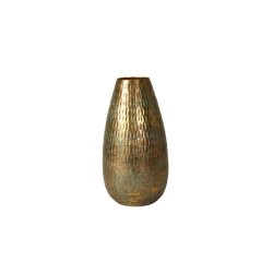 Speedtsberg - Vase i metal antik guld H39cm. D21cm.