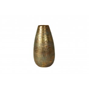 Speedtsberg - Vase i metal antik guld H39cm. D21cm.