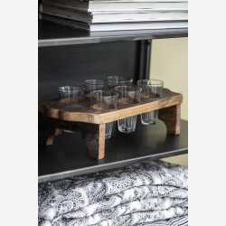 Ib  Laursen - Quilt hvid m/sort paisley 130x180cm.