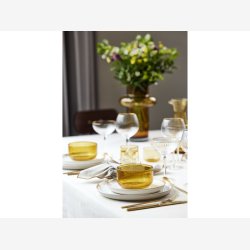 Lyngby Glas - Palermo Gold Cocktail/champagne glas 31,5cl 4 pak