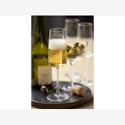 Lyngby Glas - Palermo Gold Cocktail/champagne glas 31,5cl 4 pak