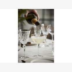 Lyngby Glas - Palermo Gold Cocktail/champagne glas 31,5cl 4 pak