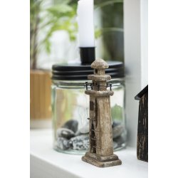 Ib Laursen Nautico fyrtrn i tr H 14cm. 