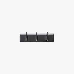NORDAL - EDGY knager�kke m. 3 knager Sort