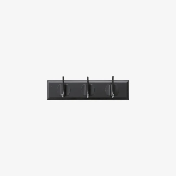 NORDAL - EDGY knager�kke m. 3 knager Sort