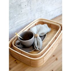 Chic Antique - Bakke i bambus H8/L40/B25 cm natur