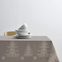 Sdahl Winterland dug Taupe/grn 150x270 cm. 