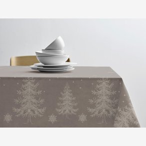 Sdahl Winterland dug Taupe/grn 150x270 cm. 