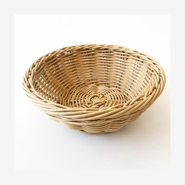 Aafod - Br�dkurv natur plast �20xH8 cm.