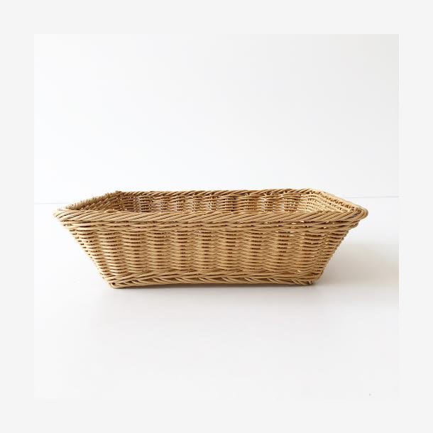 Aafod - Br�dkurv natur plast 34x26xH8 cm.