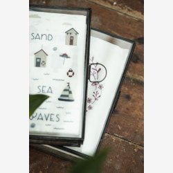 Ib Laursen glasske m/lg antik sort B: 21,5 H: 7,3 L: 21,5cm.