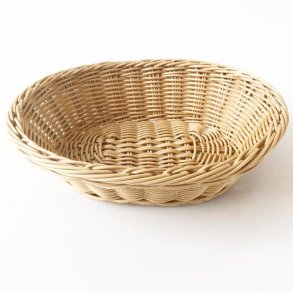 Aafod - Br�dkurv natur 25x20xH8 cm.