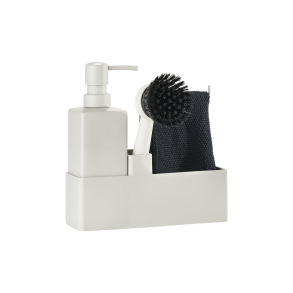 ZONE - Opvaskest 4 dele Gr L:19 B:6 H:20,5 cm.