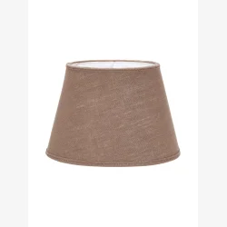 Lampesk�rm Oval H�r Mocca 25 cm. 