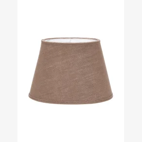 Lampesk�rm Oval H�r Mocca 25 cm. 