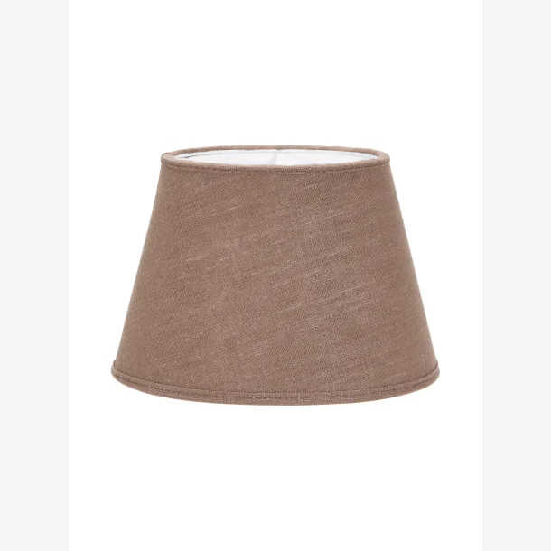 Lampesk�rm Oval H�r Mocca 25 cm. 
