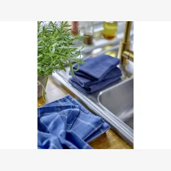 Sdahl - Soft Karklud 30 x 30 cm 3 stk. Indigo