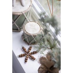 Stillenat - Tromme lysegrn H7cm. 7cm.