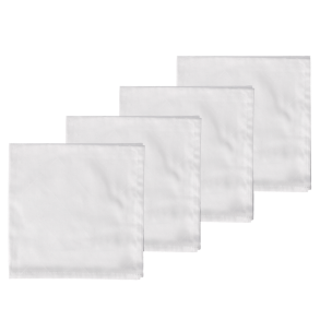 Sdahl Tiles damask servietter optisk hvid 4stk. 45x45cm.