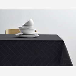 Sdahl Tiles damask dug Ash gr 140x370cm. 