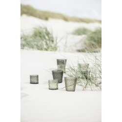 Ib Laursen | Fyrfadsstage glas i grn