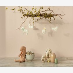 Maileg - P�skeoph�ng Lam Pudder Metal 5x6,5cm.