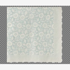 Maileg - Servietter m. Blomsterprint Mynte 15x15cm. 20 stk.