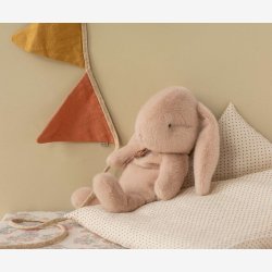 Maileg - Kaninbamse m. sl�jfe Pudder H:27cm. Polyester