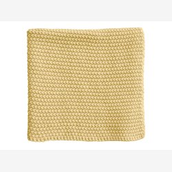 Chic Antique - Eternal Karklud perlestrikket bomuld Honning 25x25 cm. 