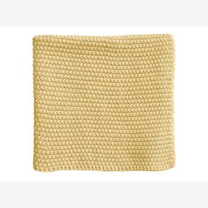 Chic Antique - Eternal Karklud perlestrikket bomuld Honning 25x25 cm. 