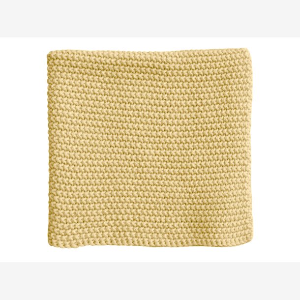 Chic Antique - Eternal Karklud perlestrikket bomuld Honning 25x25 cm. 