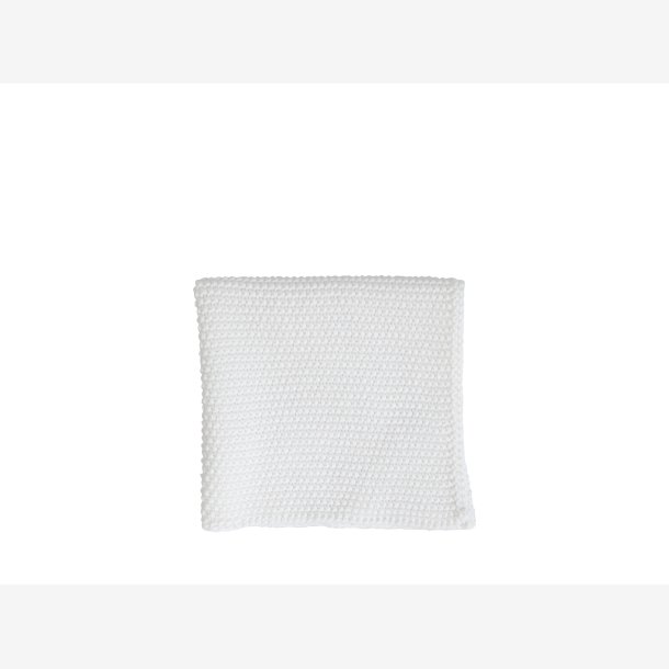 Chic Antique - Eternal Karklud perlestrikket bomuld Creme 25x25 cm. 