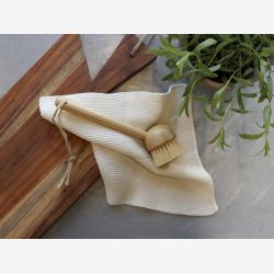 Chic Antique - Eternal Karklud perlestrikket bomuld Creme 25x25 cm. 