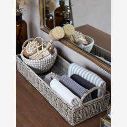 Chic Antique - Eternal Karklud perlestrikket bomuld Creme 25x25 cm. 