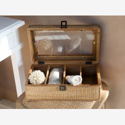 Chic Antique - Eternal Karklud perlestrikket bomuld Creme 25x25 cm. 